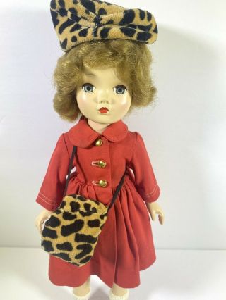 A Madame Alexander Doll 15 " Vintage Binnie Walker In Outfit 1950 