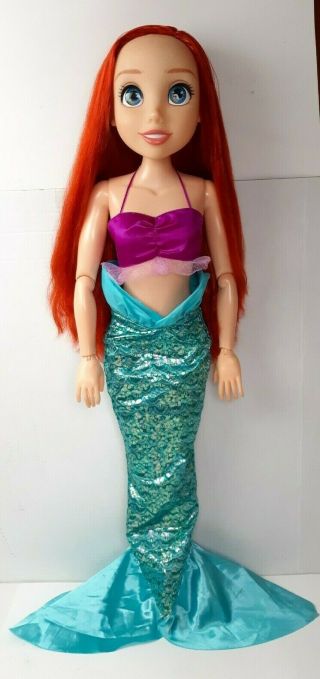 Disney Princess Ariel Playdate My Size Doll 32 " The Little Mermaid