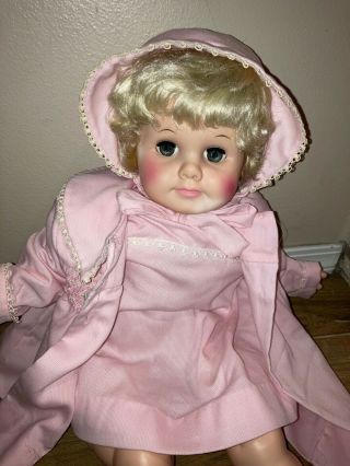Vintage 1970 Eegee Baby Doll 25 " Babette