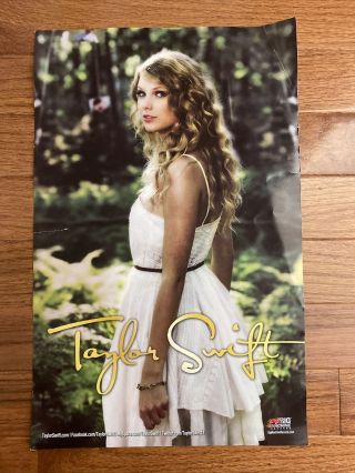 Taylor Swift Big Machine Records Country Music Poster 15 " X 8.  5 "