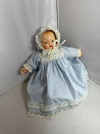 Vintage Composition Baby Doll 11 " Tall