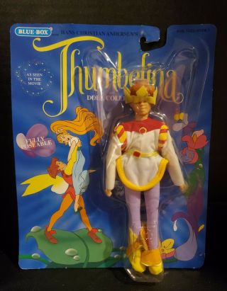 1992 Dakin Don Bluth Thumbelina Pollicina Wedding Doll Prince Cornelius W/ Wings