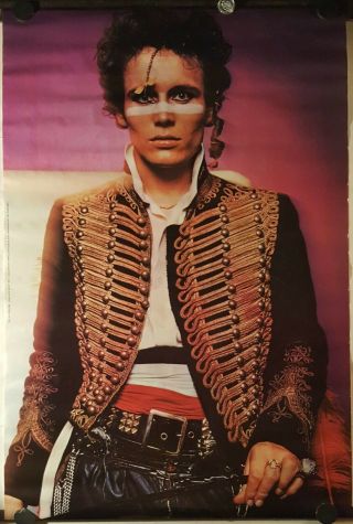 Adam Ant Adam And The Ants 1983 Poster Approx 24.  5 " X34 "