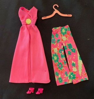 Vintage 1971 Mattel Barbie Doll Outfit Evening In 3406