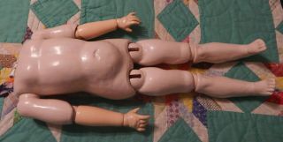 Antique 20.  5 " Compostion Doll Body For Your Antique Doll