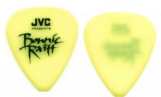 Bonnie Raitt Guitar Pick : 1994 Tour Jvc Presents Neon Yellow