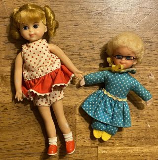 Vintage 1967 Mattel Buffy & Mrs Beasley Family Affair Barbie Dolls Doll Set