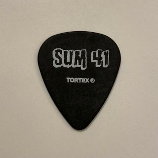 Sum 41 • Cone Custom Concert Bass Guitar Pick • Show Memorabilia Pop Punk