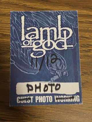 Lamb Of God - Satin Tour Pass