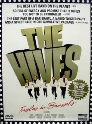 The Hives 2005 Tussles In Brussels Promotional Poster Old Stock Cond