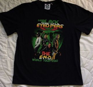 The Black Eyed Peas The End 2010 World Tour Concert Adult Small Or Medium Shirt