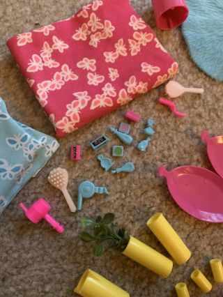 Vintage Barbie Dream House Furniture Accessories - Dishes,  Food,  Bedding,  etc. 2