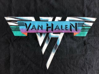 Van Halen Logo Atomic Punk Wvh Eddie Frankenstein Xl Shirt