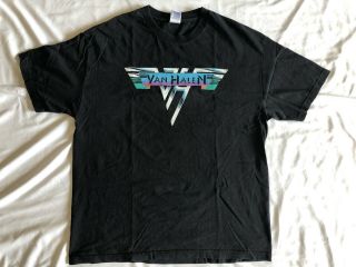 Van Halen logo atomic punk WVH Eddie Frankenstein XL shirt 2