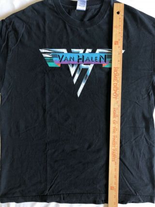 Van Halen logo atomic punk WVH Eddie Frankenstein XL shirt 3