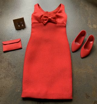 Franklin Red Bow Dress & Ensemble For Princess Diana Vinyl 16 Inch Doll