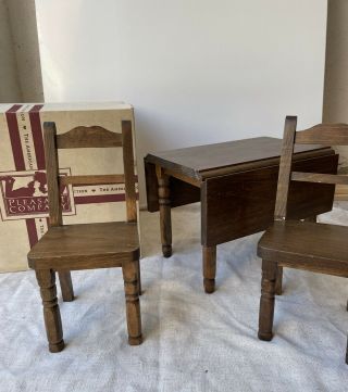 American Girl Doll Molly Table And 2 Chairs,  Retired Pleasant Company