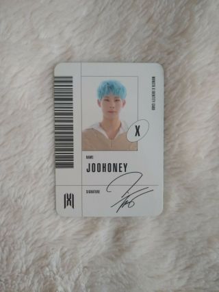 Monsta X Follow Jooheon Official Photocard (id Card)