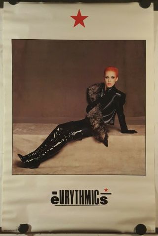 Eurythmics Poster 1984 Apprx 22 X 32 " Annie Lennox