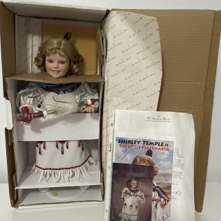 Vintage Shirley Temple Doll - The Little Peacemaker,  Box Paper