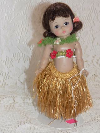 Vintage Bent - Knee Madame Alexander Hawaiian Hawaii Doll 2