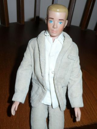 Vintage 1960 Mattel Ken Barbie Friend Toy Doll Jacket Pants Shoe Socks Shirt Ykk