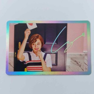 Twice Chaeyoung Official Photocard Signal 4th Mini Album Holo K - Pop