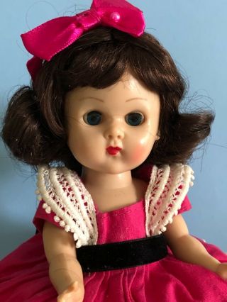 Vintage Vogue Ginny Doll in her 1954 Medford Tagged Candy Dandy Dress 2