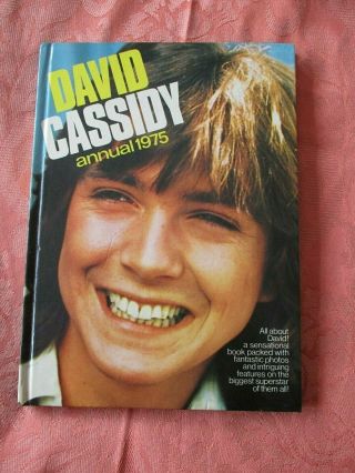 The David Cassidy Annual - 1975 - Illustrated Hardback Book
