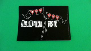 Vintage Alkaline Trio Sticker Punk Rock Social Distortion