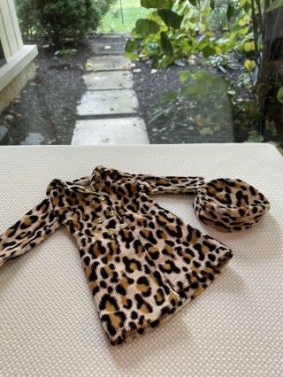 Ideal Crissy Family,  Crissy Aftermarket Leopard Coat,  Hat,  From Shillman,