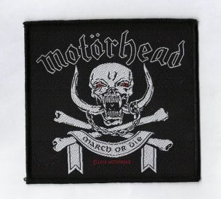 Motorhead " March Or Die " Official Woven Patch