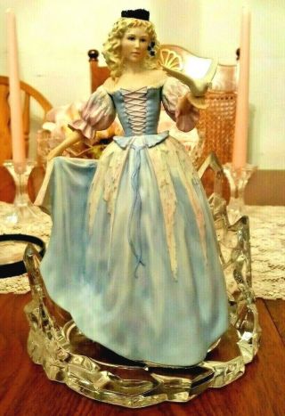 Collectible Rare Franklin “princess Of The Ice Palace” W/crystal Base 1988