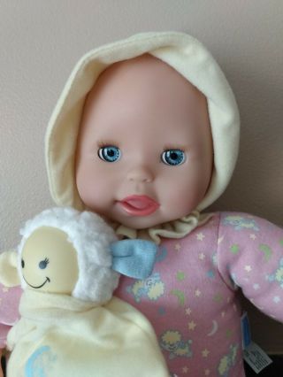 Fisher Price Little Mommy Bedtime Baby Lamb Lullabye Light Up Musical Doll 2