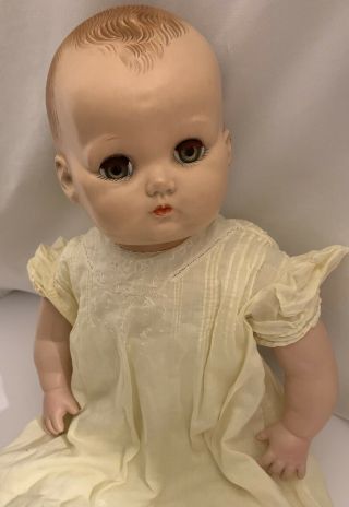 Ideal Doll Plassie 20” Composition Baby Doll Pat 2252077