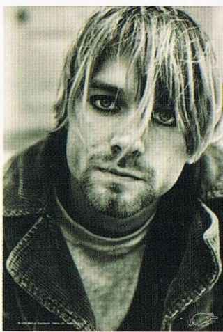Textile Fabric Poster 40 X 30 Kurt Cobain Hfl 65 Nirvana
