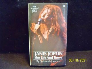 1971 Janis Joplin Her Life And Times 3rd Prtg