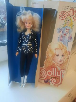 VINTAGE 1978 DOLLY PARTON DOLL IN HER BOX BY GOLDBERGER/OLD SHOP STOCK 3