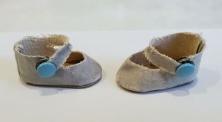 Vintage Madame Alexander Kin Wendy Muffie Ginny Blue Side Snap Shoes