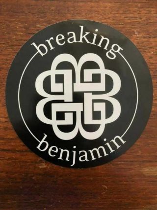 Breaking Benjamin Promo Sticker For The We Are Not Alone Cd Release Rare Sticker