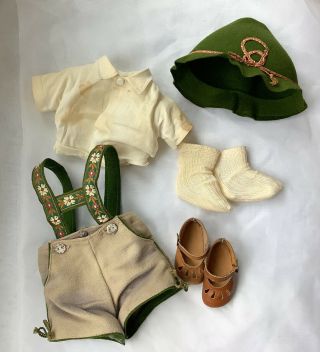 Doll Clothing Outfit For 15 - 16 Inch Doll Shoes Socks Kathe Kruse Vintage