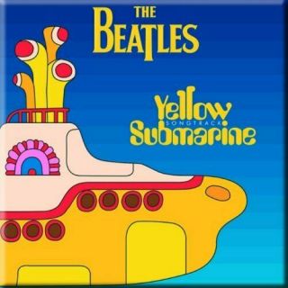 The Beatles Fridge Magnet: Yellow Submarine Songtrack 100 Official Merchandise