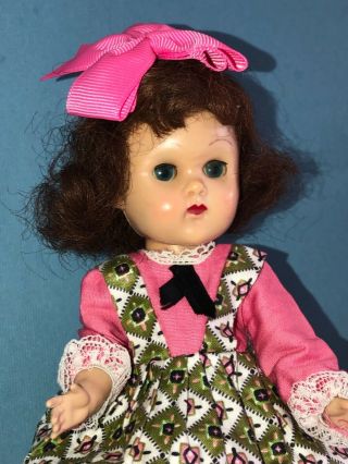 Vintage Vogue Ginny Doll In Her 1956 Tagged Tiny Miss Dfess