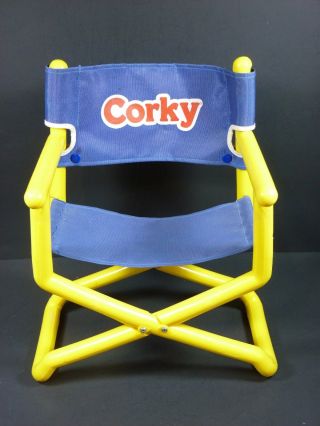 Vintage Corky Playmates Doll Director Toy Chair Cricket Brother