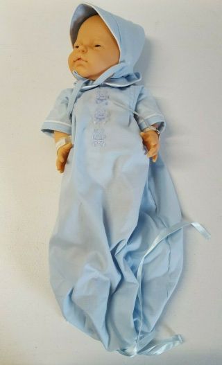 Berjusa Newborn Baby Doll 17 " Boy Anatomically Correct Vintage 1986 Preemie Jk4