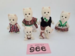 Sylvanian Families Mcwalkies West Highland Terrier Family Of 6