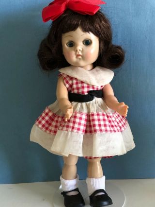 Vintage Vogue Ginny Doll in her 1955 Medford Tagged Tiny Miss Dress 3