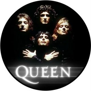 X 3 Queen Freddie Mercury Stickers 4 " 100mm Round Top Quality 1