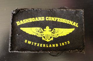 Dashboard Confessional Ltd.  Ed.  2 Button/2 Patches Set Old Stock