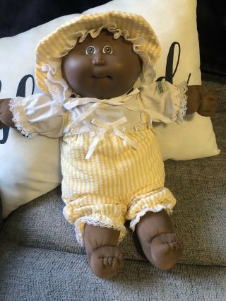 Cabbage Patch Kids Baby Doll Vintage Black African American Bald